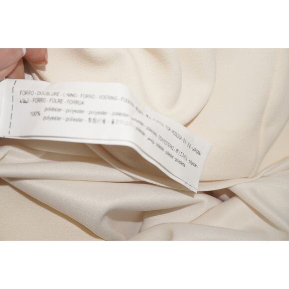 ZARA ZW Collection SS24 Beige Side Ruched Mini Dress NWT 2024 Women’s Small - Picture 11 of 12